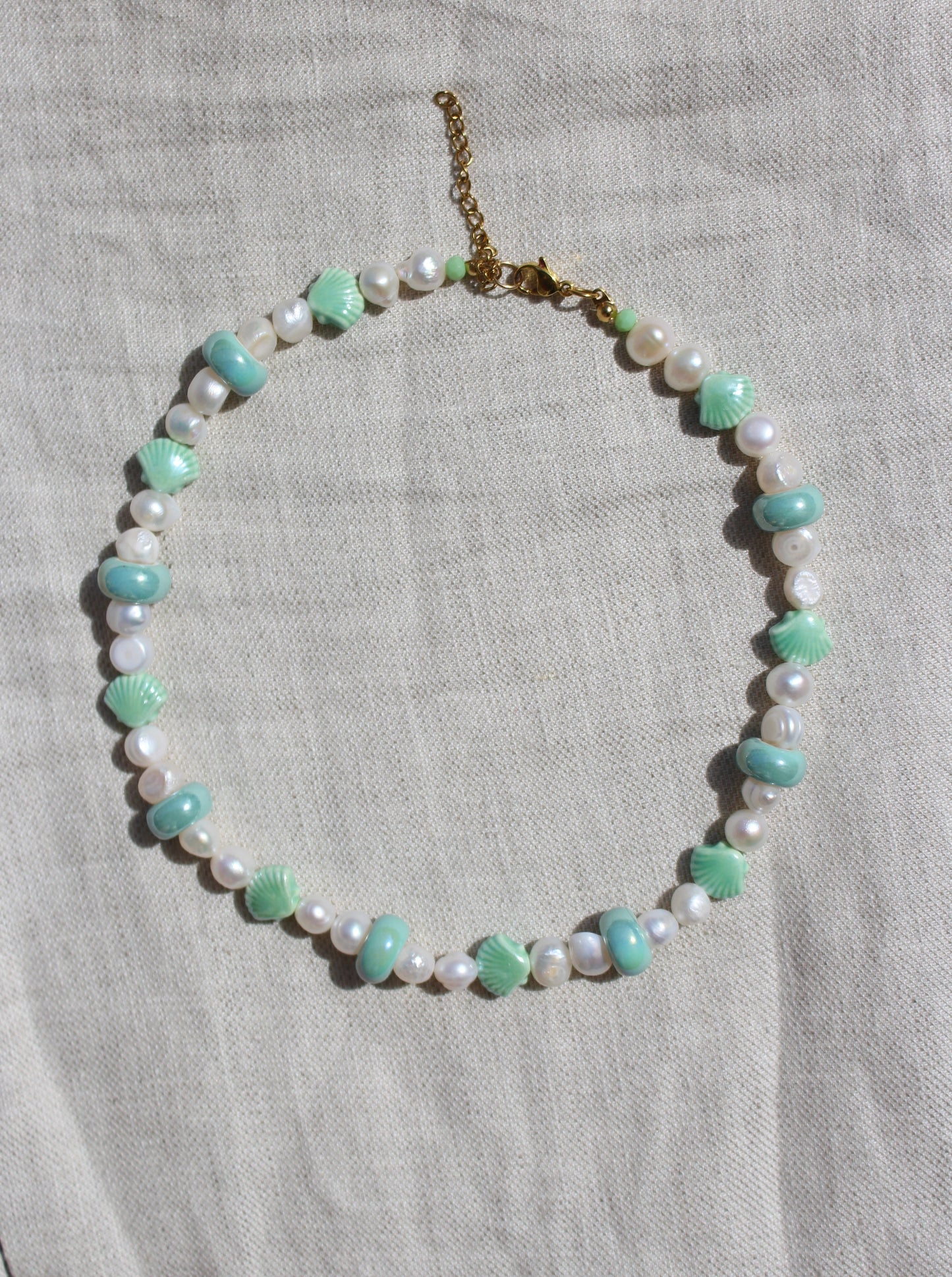 Blue choker