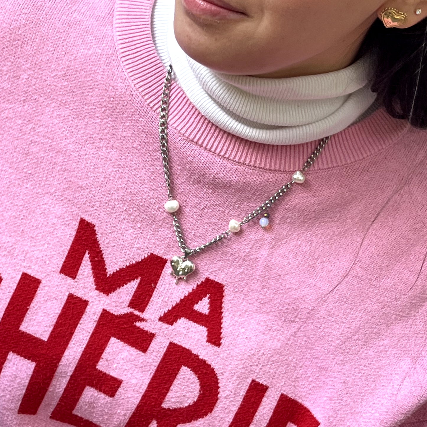 My Sweetheart Silver Necklace