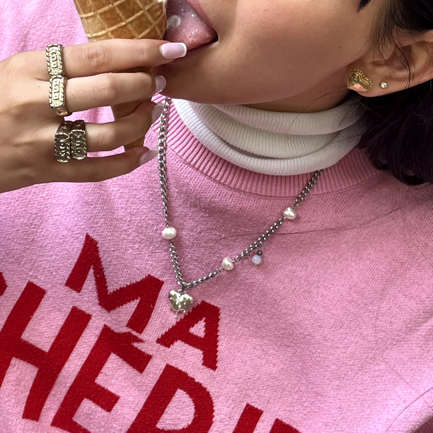 My Sweetheart Silver Necklace