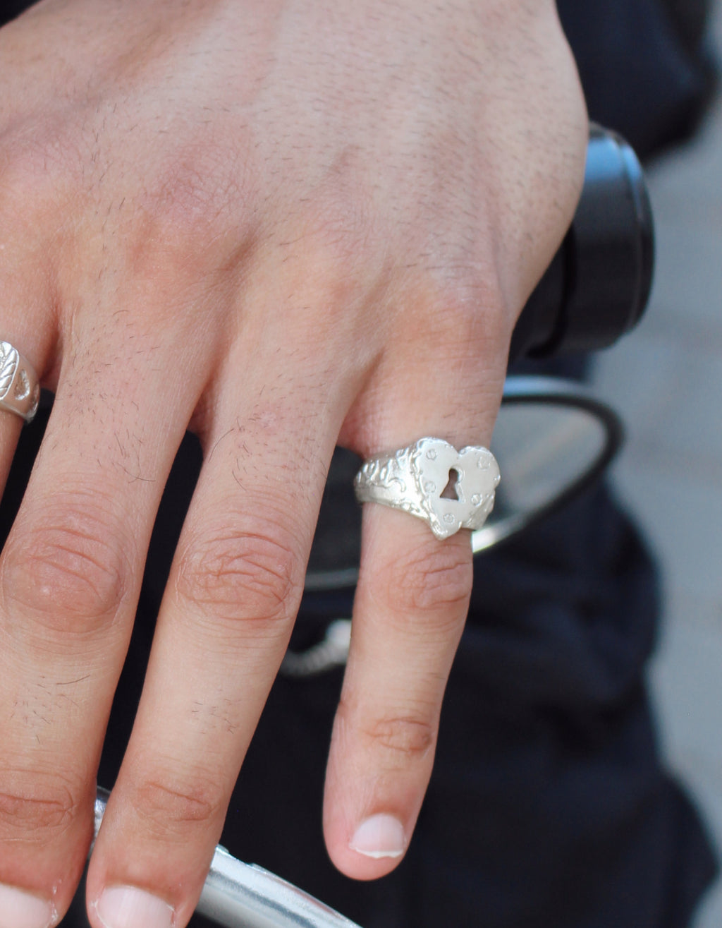 Anillo Heart Fermé Plata