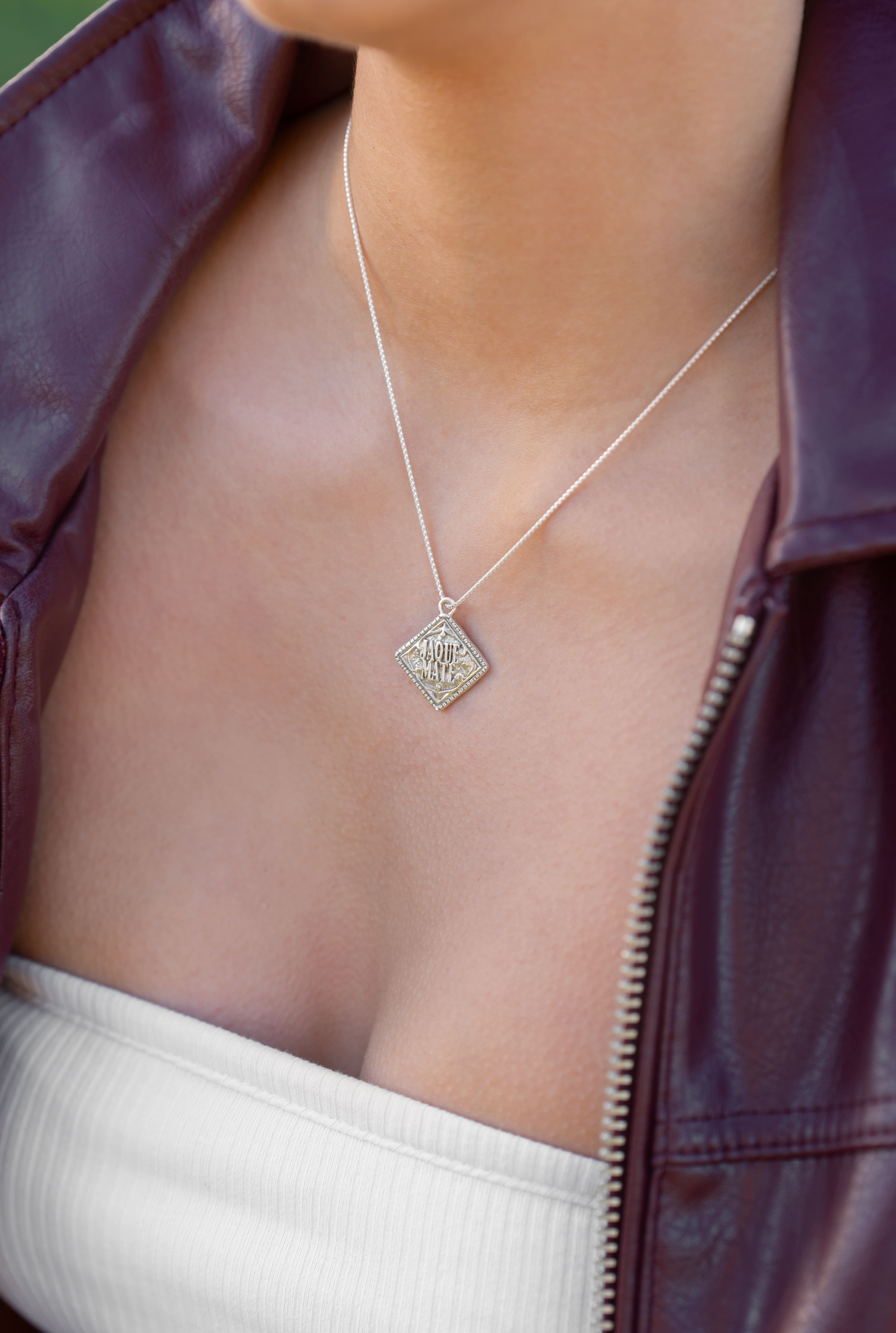 Colgante Jaque Mate Plata