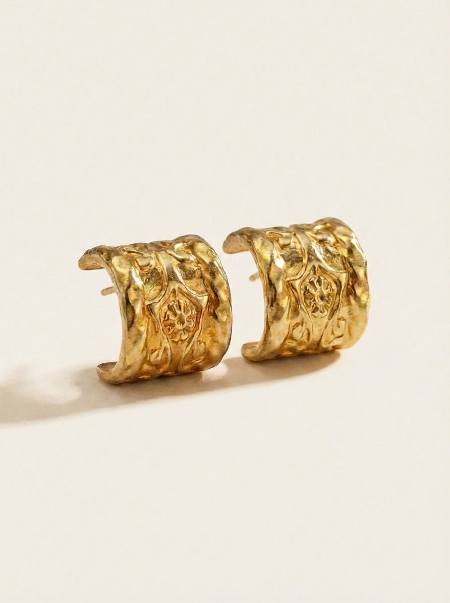 Façana Earrings Gold 