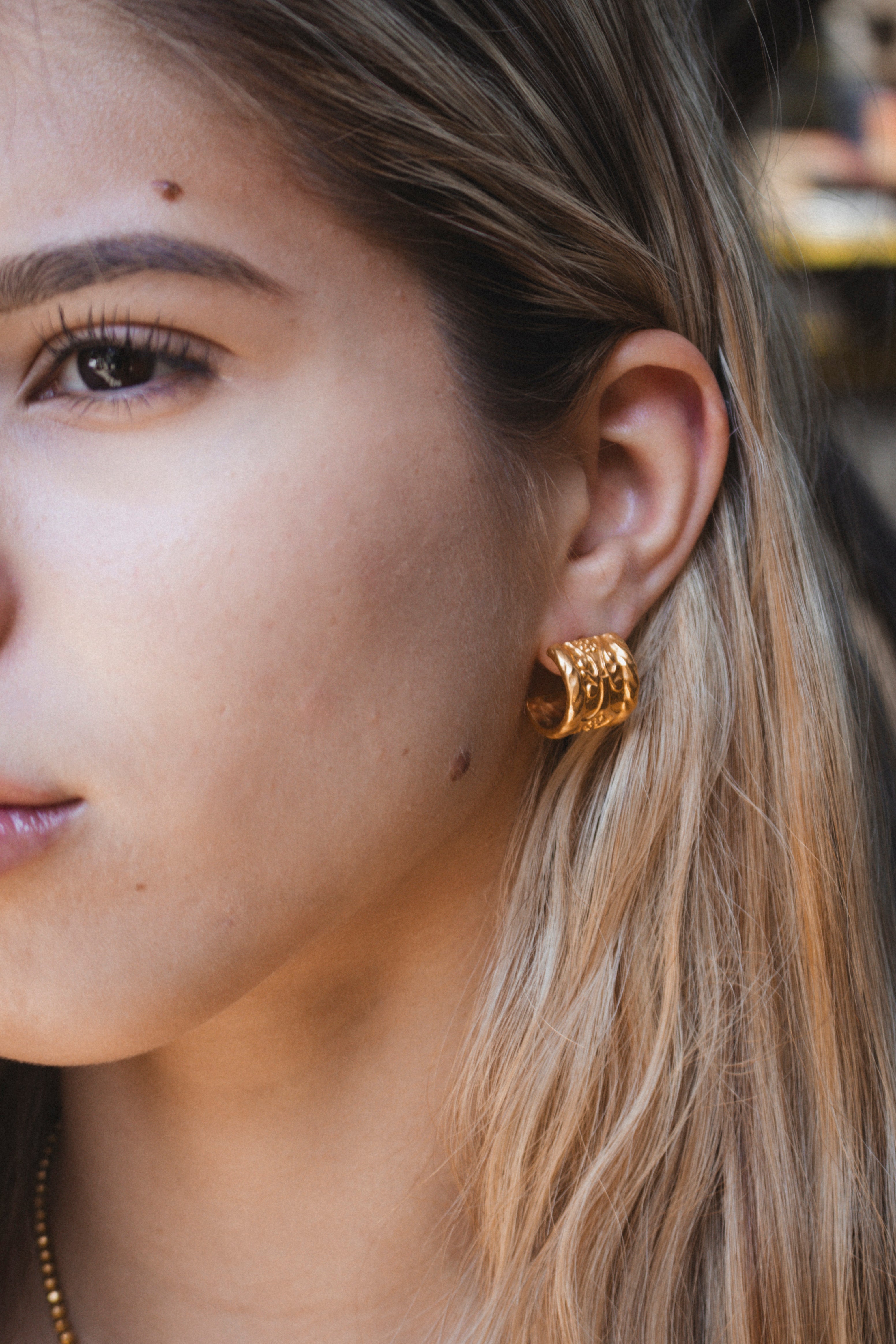 Pendientes Façana Oro