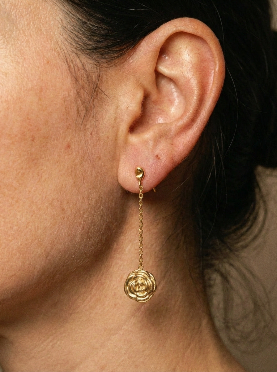Pendientes largos Rosetta