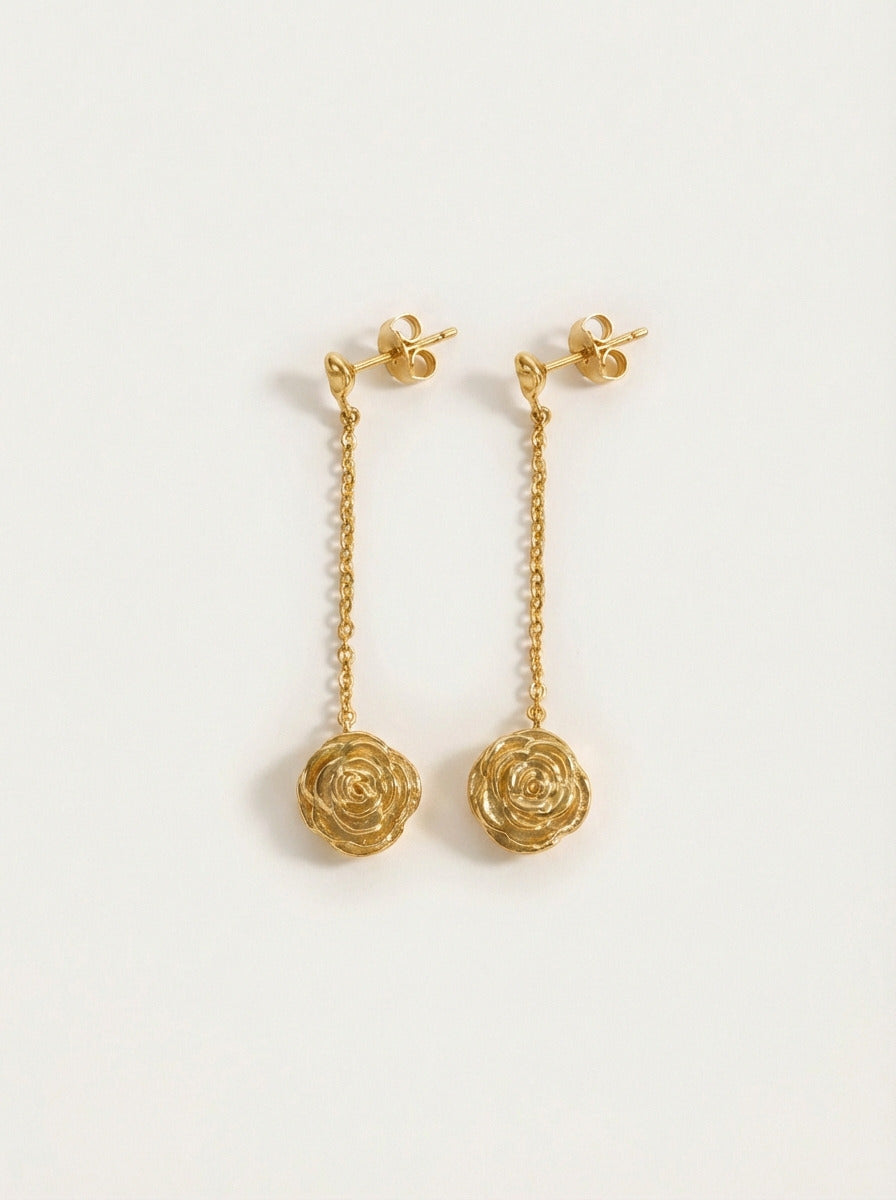 Pendientes largos Rosetta