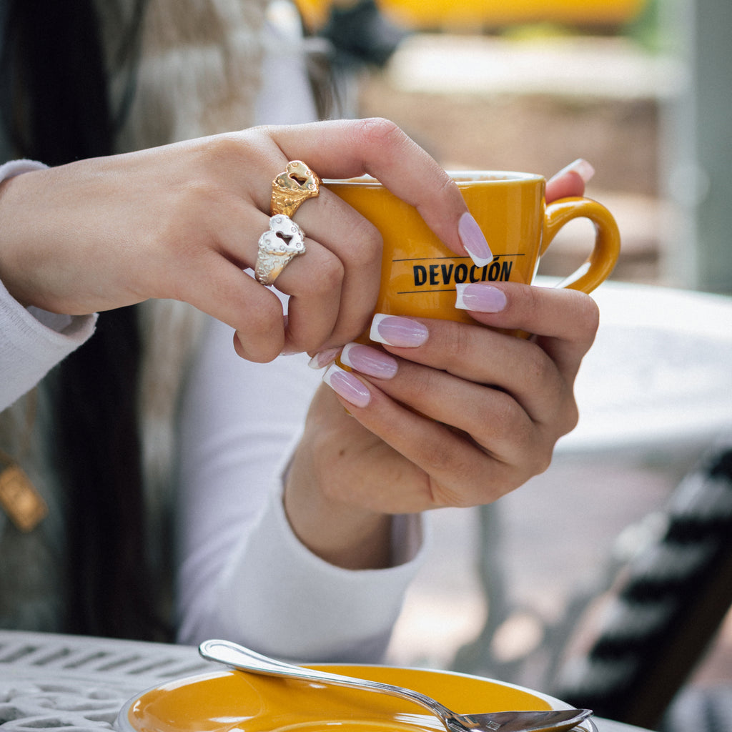 Anillo Heart Fermé Plata