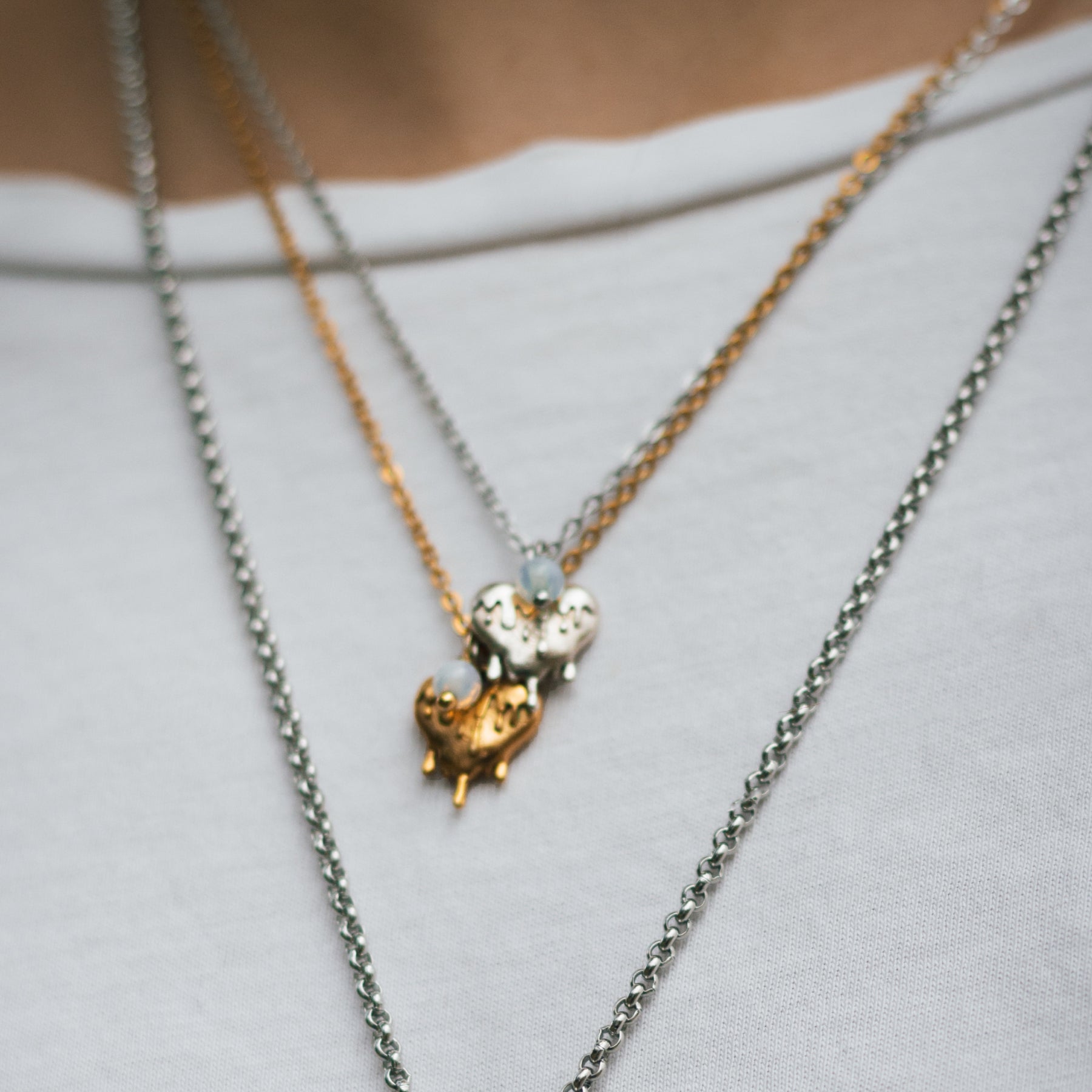 Collar Mon Coeur Plata