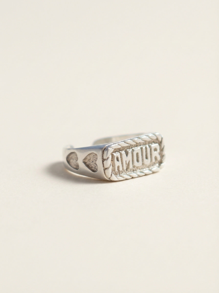 Mon Amour Silver Ring