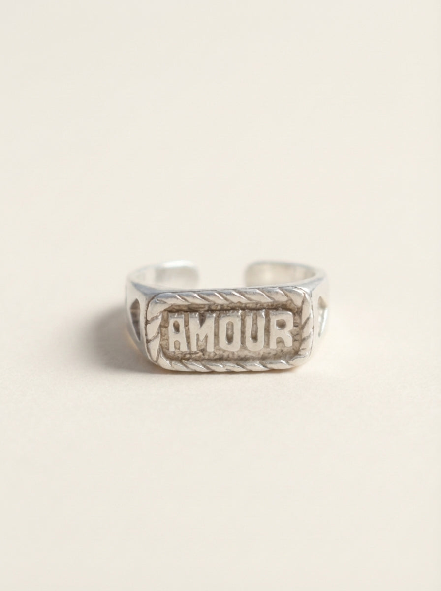 Mon Amour Silver Ring